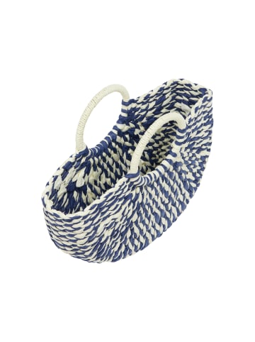 IZIA Women Handbag in Navy White