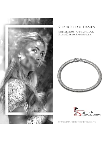 SilberDream 925 Sterling Silber Damen SilberDream Armbänder oval ca. 19cm