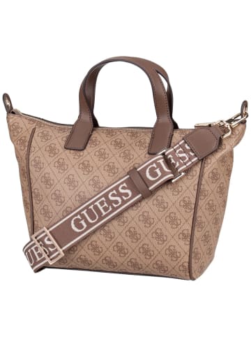 Guess Handtasche Follie Small Tote in Latte Logo