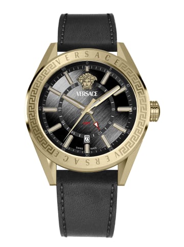 Versace Analoguhr für Herren in Schwarz