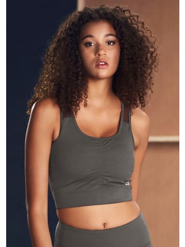 LASCANA ACTIVE Crop-Top in khaki