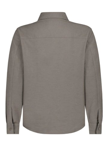Eight2Nine Langarmhemd in taupe melange