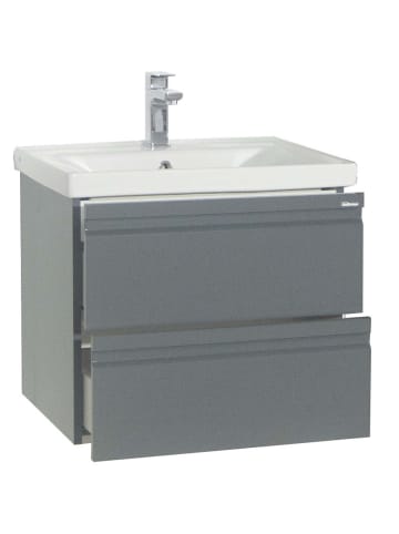 ebuy24 Waschbeckenunterschrank SiloraL Anthrazit 60 x 46 cm