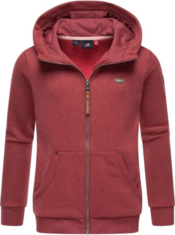 ragwear Kapuzensweatjacke Nesie Zip in Raspberry