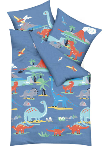 kaeppel Renforcé Kinder-Bettwäsche in blau