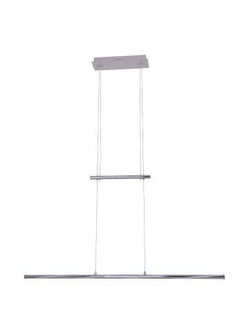 näve LED Pendelleuchte "TWIST" in chrome - (L)100 cm x (B)8.5 cm x (H)120 cm - EEK G