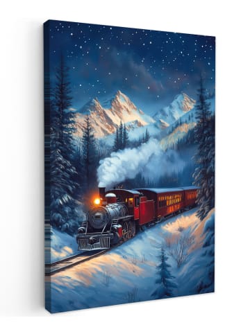 OnlyWow Leinwand Bilder Anthrazit