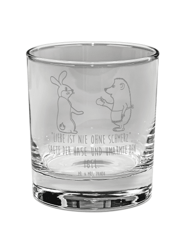Mr. & Mrs. Panda Tumbler Hase Igel mit Spruch in Transparent