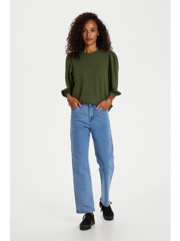 Kaffe Langarm-Shirt KAjanna Regular fit in Capulet Olive