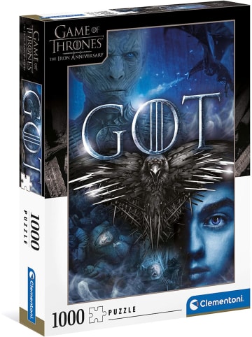 Clementoni 97942 - Puzzle - Game of Thrones (1000 Teile) in bunt