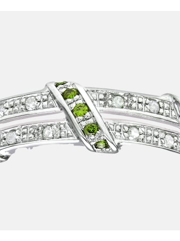 Diamant L'éternel Eternity-Ring aus 375 Weißgold mit Diamant gedreht