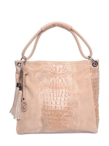 Luisa Vannini Henkeltasche in Taupe