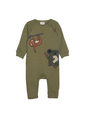 Minymo Baby Overall Faultier in Grün