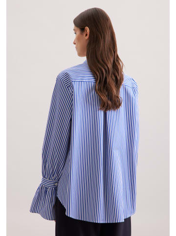 Seidensticker Hemdbluse Regular in Mittelblau