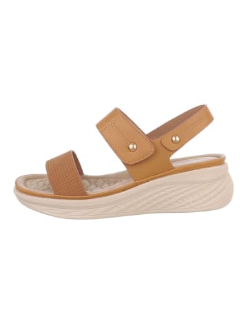 Ital-Design Sandale & Sandalette in Camel