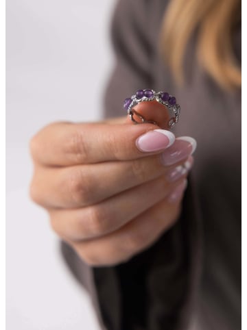 PURELEI Ring Purple Dusk Silber