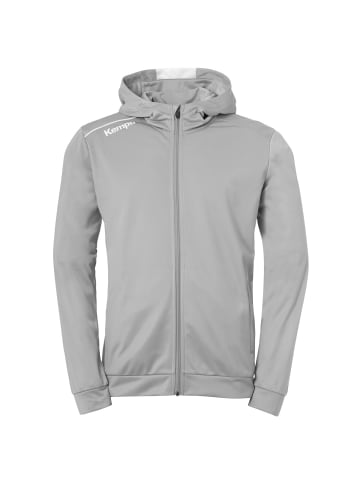 Kempa Trainingsjacke PLAYER HOOD JACKET in dark grau melange