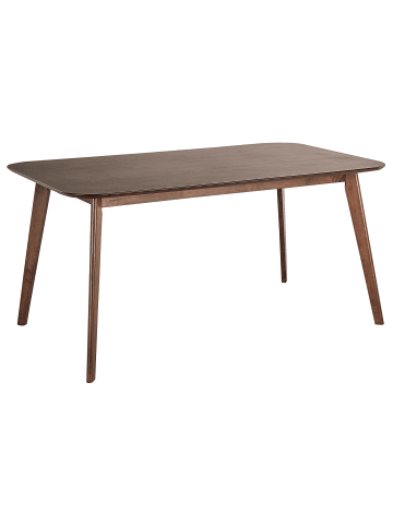 Beliani Esszimmertisch EPHRATA in Braun - (W) 90 x (H) 74 x (L) 150 cm