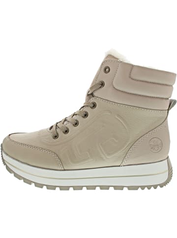 rieker Schnürstiefelette Beige