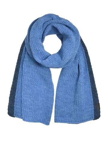 elkline Strickschal Wrapped in blue - denim