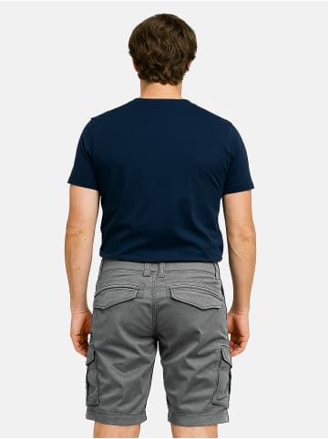 EGOMAXX Bermuda Cargoshorts mit Patten-Taschen A&S in Hellgrau