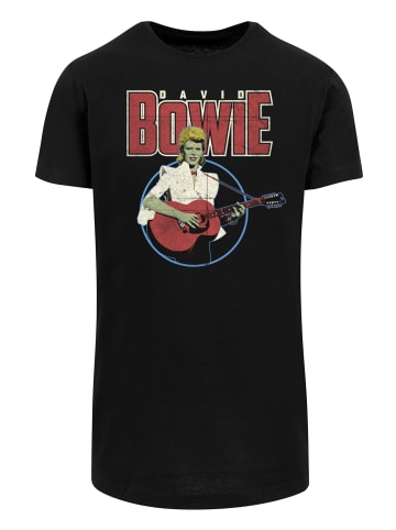 F4NT4STIC Long Cut T-Shirt David Bowie Acoustic Bootleg in schwarz