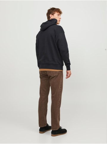Jack & Jones Basic Sweater Langarm Shirt Hoodie Pullover in Schwarz