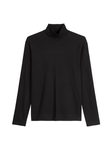 Marc O'Polo Rollkragen-Longsleeve regular in Schwarz