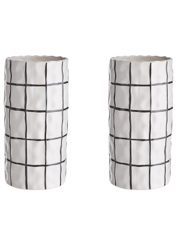 Butlers Vase TILES 2er-Set in Beige