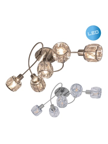 näve Deckenleuchte "JOSEFA" in stahl-blank - (L)61 cm x (B)36 cm x (H)21 cm - EEK