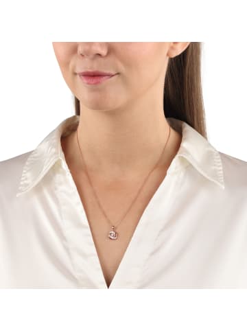 Amor Kette mit Anhänger Silber 925, rosévergoldet in Roségold