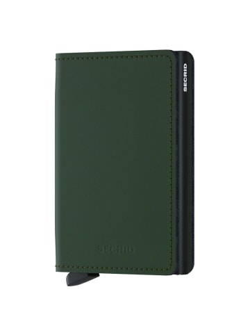 Secrid Matte Slimwallet - Geldbörse RFID 6.8 cm in green-black