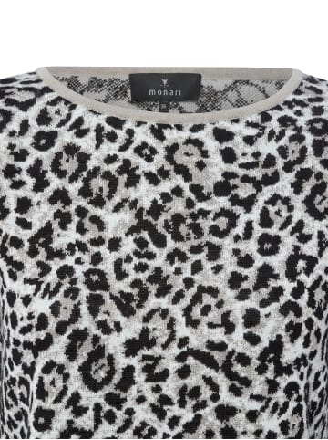 monari Pullover in schwarz ecru - 0001