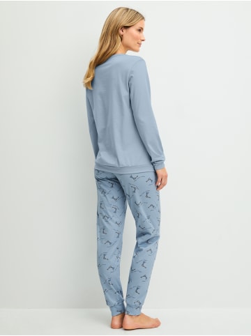 Calida Pyjama in dusty grey
