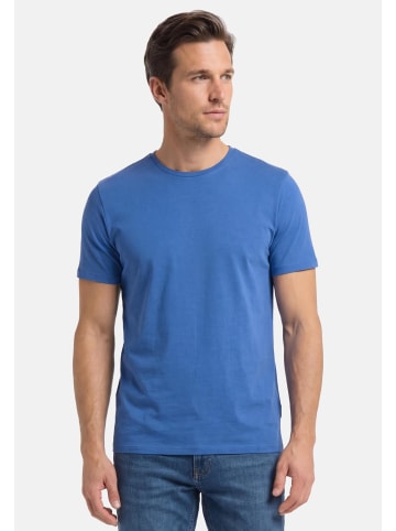 Redmond T-Shirt Basic in Blau / hellblau