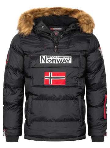 Geographical Norway Windbreaker in Schwarz