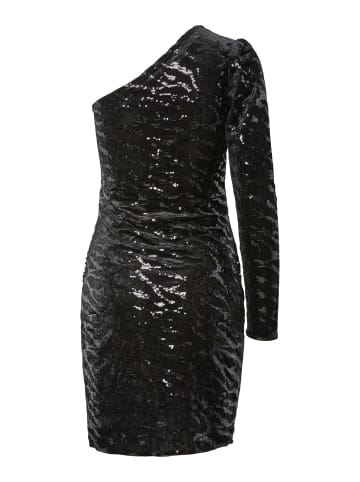 Pieces Midikleid in Black