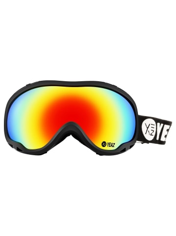 YEAZ CLIFF Ski- Snowboardbrille  schwarz in schwarz