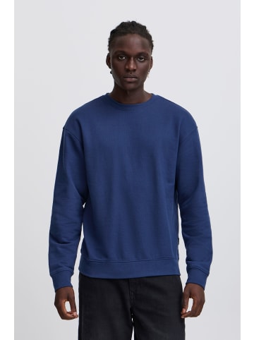 BLEND Longpullover BHBRODY Sweatshirt crew in Blau