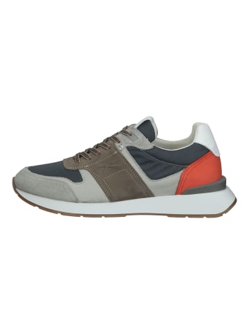 BRAX  Sneaker in Grau/Braun