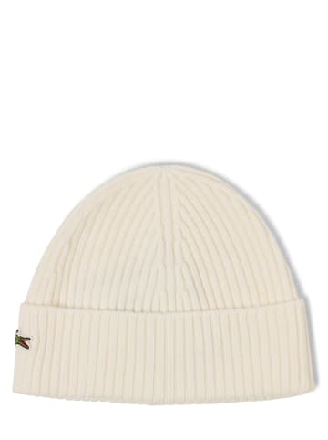 Lacoste Beanie in ecru - 0002