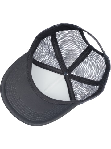 styleBREAKER Mesh Cap in Weiß-Dunkelgrau