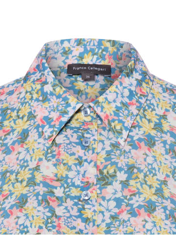 Franco Callegari Bluse Debby in blau rosa - 0008