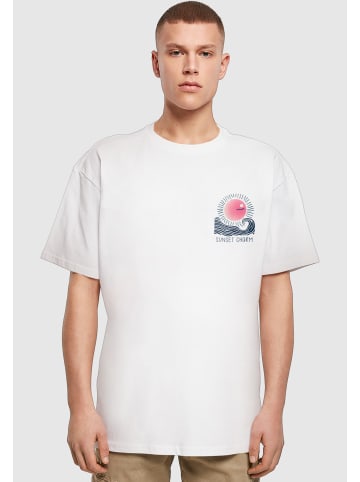 Merchcode Merchcode Sunset Charm Oversized T-shirt in white