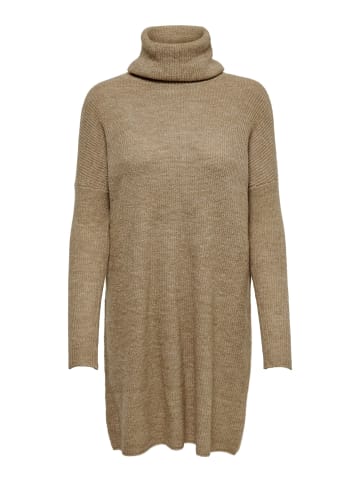 ONLY Strickkleid in Indian Tan