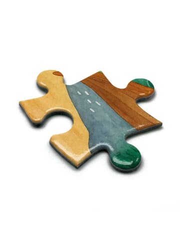 Mr. & Mrs. Panda Puzzle Hahn Korn Design ohne Spruch in Weiß