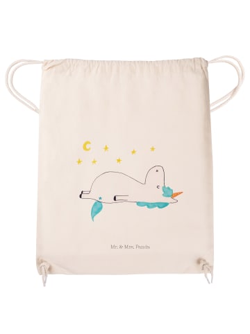 Mr. & Mrs. Panda gym tasche Einhorn Sternenhimmel ohne Spruch in Creme