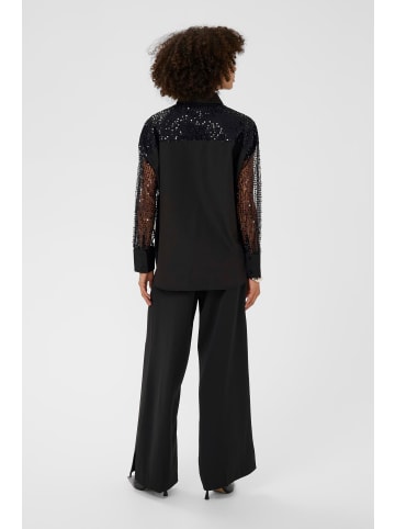 CULTURE Langarm-Hemd CUpelena Loose fit in Black