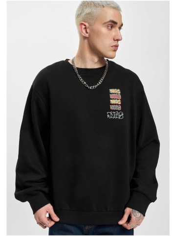 DNGRS Dangerous Pullover "Wallarts Crewneck" in Schwarz