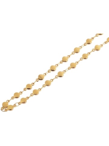 Adeliás Damen Halskette aus Edelstahl 50 cm in gold